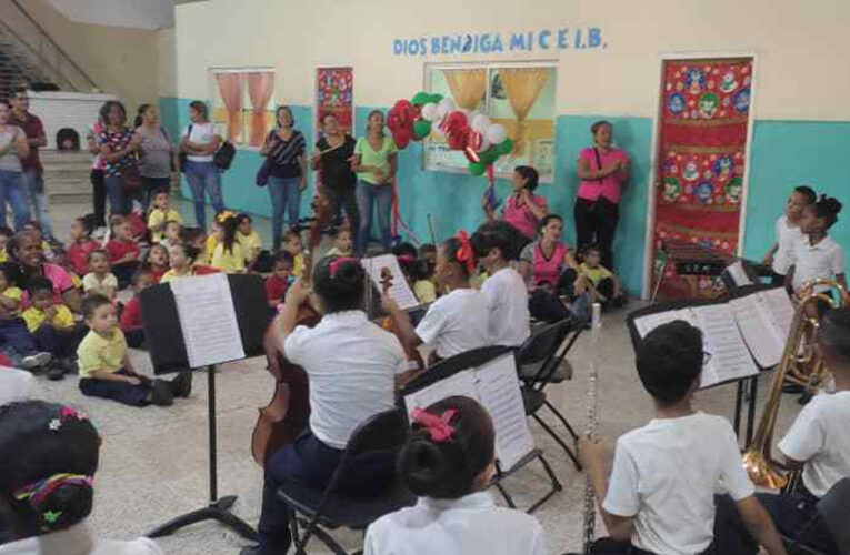 Niños del Pedro José Linares disfrutaron de la música del Sistema de Orquestas