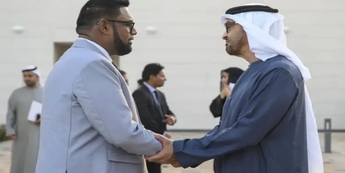 Guyana y Emiratos Árabes Unidos refuerzan relaciones bilaterales