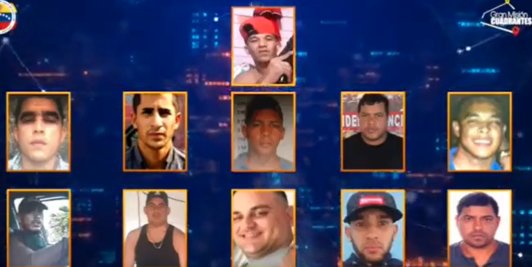 Conoce a los 11 criminales más buscados en Venezuela