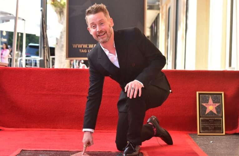 Macaulay Culkin tiene su estrella en el Paseo de la Fama de Hollywood