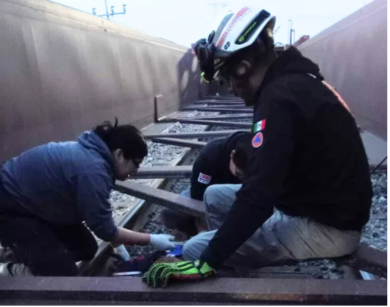 Bebé venezolana muere al caer de tren en Monterrey