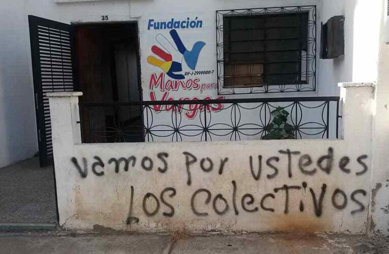 Rechazan agresión contra la fundación Manos para Vargas