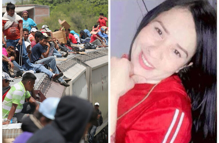 Venezolana embarazada iba a EEUU en el techo del tren “La Bestia” y se cayó