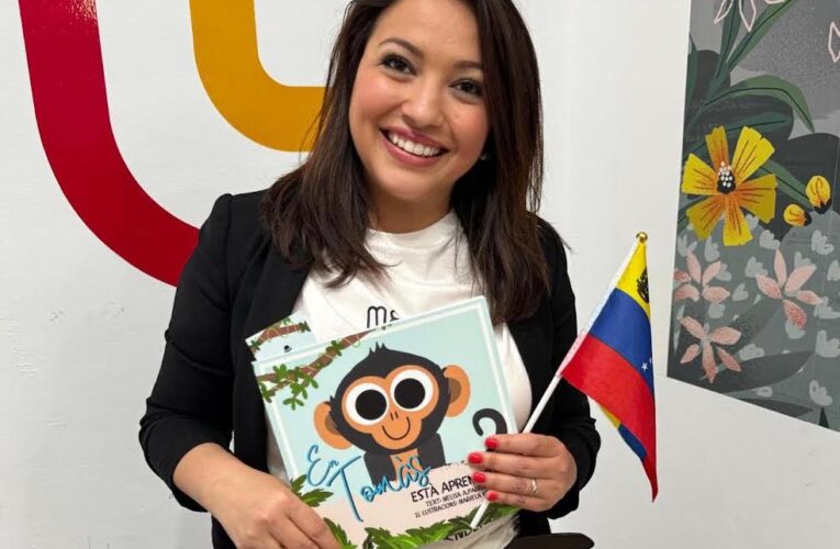 Venezolana Melissa Parra inspira a los niños de España