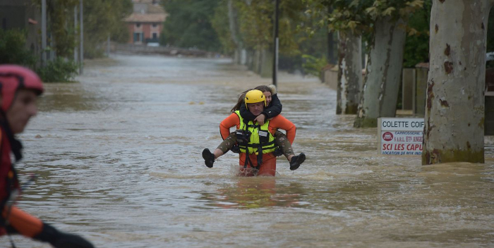 Francia: Lluvias torrenciales dejan seis desparecidos