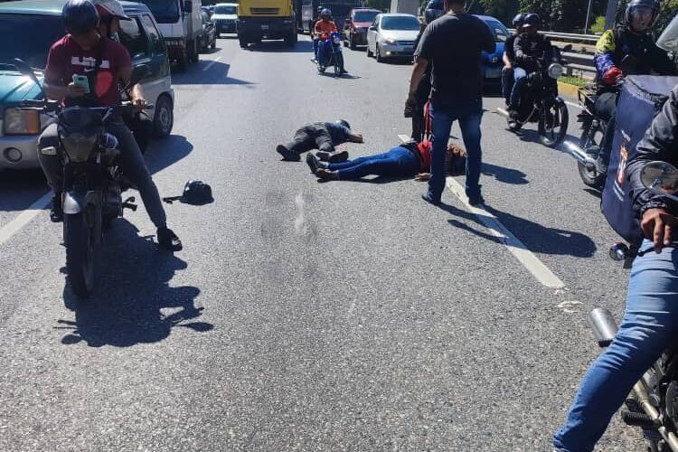 40 accidentes con motos por semana se registran en Caracas