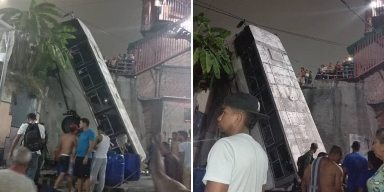 Autobús cayó al vacío en la carretera Petare – Guarenas