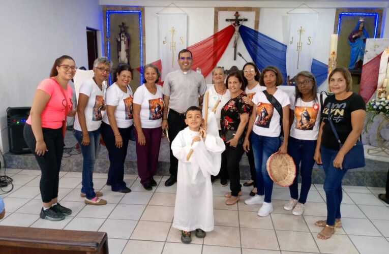 Iglesia Inmaculado Corazón de María en Pariata celebra la Fiesta de la Divina Misericordia