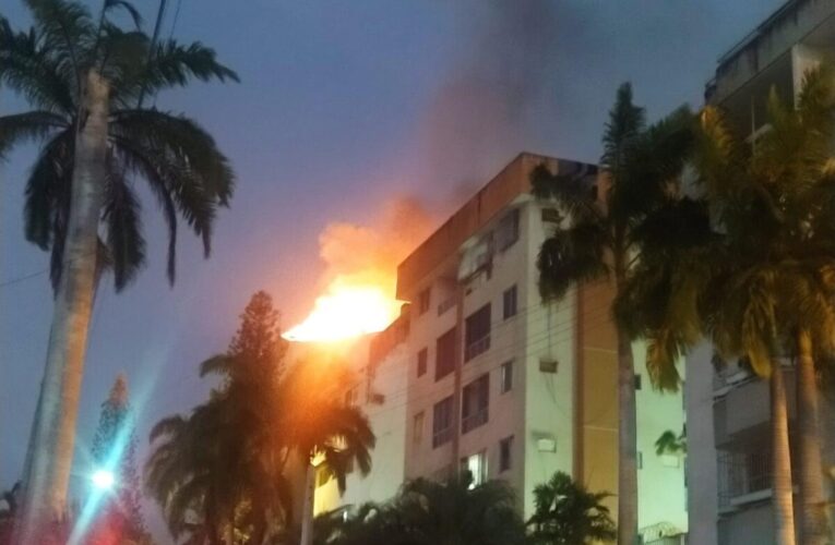 Se incendió penthouse en Caraballeda