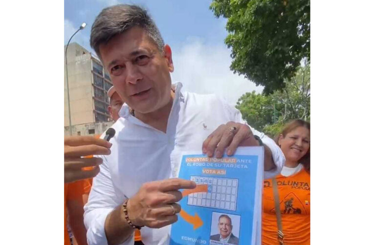 Freddy Superlano insta a votar por Edmundo González el 28 de julio