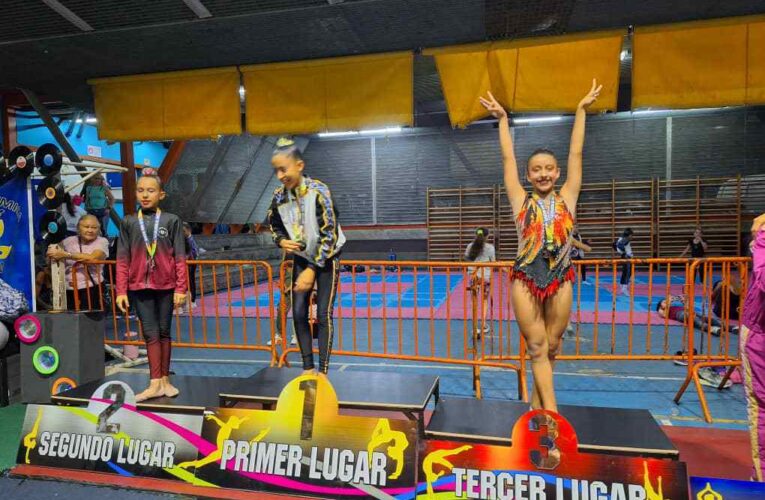 Team La Guaira destaca en competencia mirandina de gimnasia