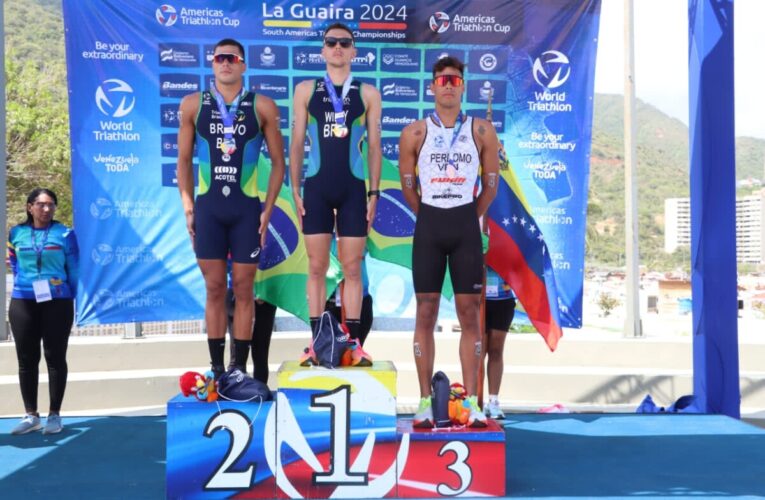 Venezuela obtuvo el bronce en Suramericano de Triatlón La Guaira 2024