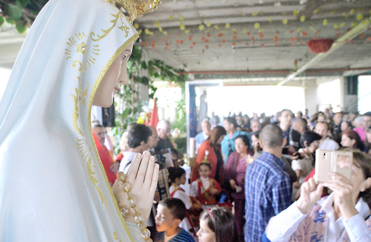 Realizan Arraial en honor a los 107 años de la aparición de la Virgen de Fátima
