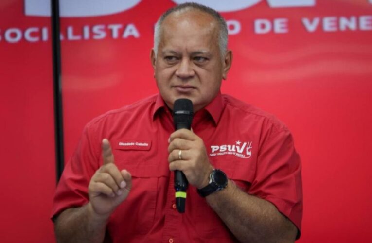 Diosdado Cabello: Nicolás Maduro ha sido el constructor de la paz