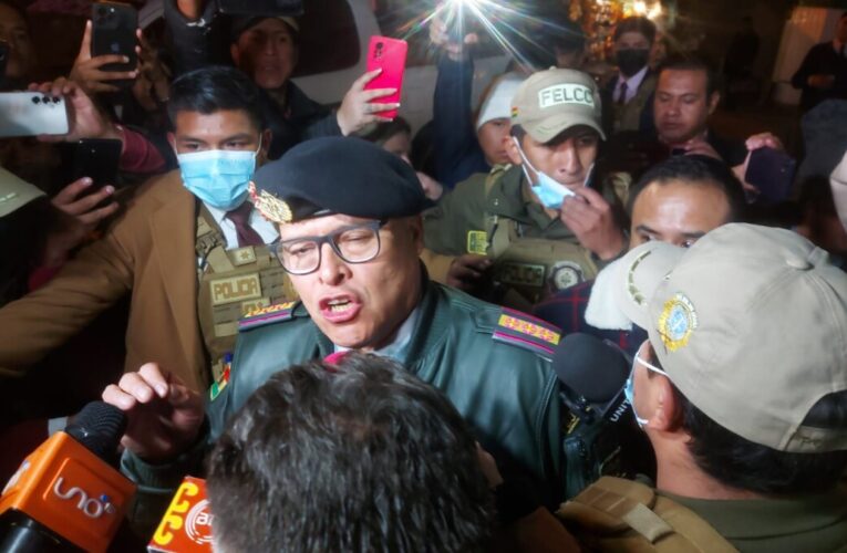 General sublevado en Bolivia dijo que Arce ordenó un autogolpe