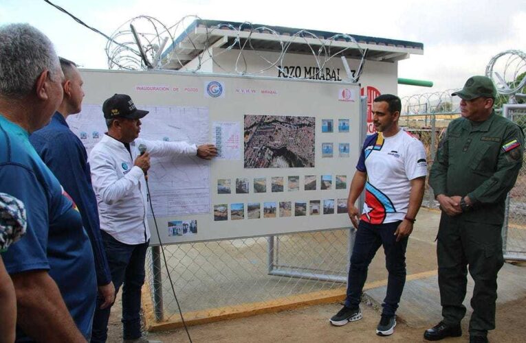 Hidrocapital inauguró 4 pozos para llevar más agua a Mirabal