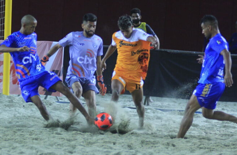 Arrancó li-Fútbol playa región central federativa