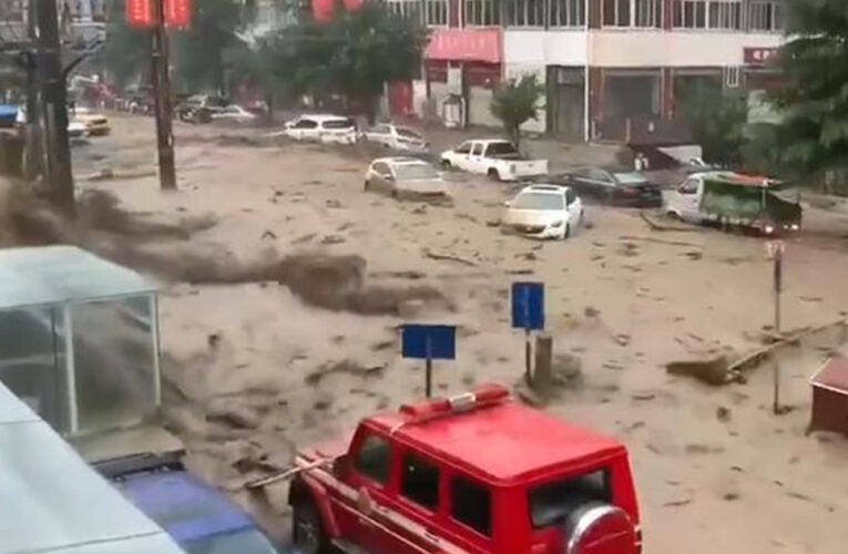 1.5 millones de damnificados por inundaciones en China 