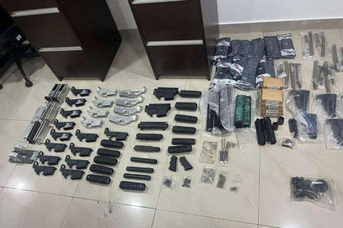 Incautan 150 piezas para armas de guerra