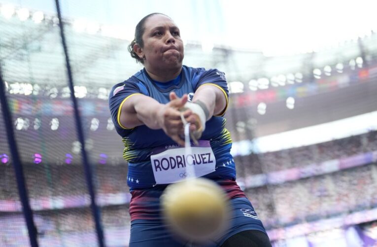 Rosa Rodríguez conquista diploma olímpico en martillo