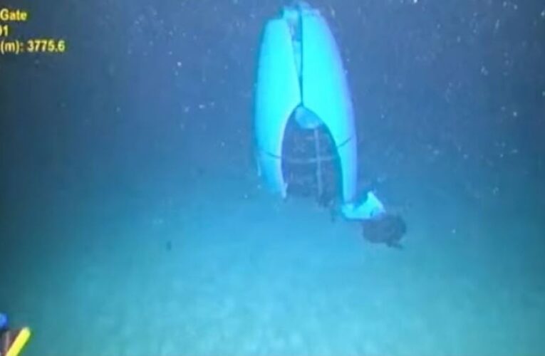 Hallan los restos del submarino Titan en el fondo del mar