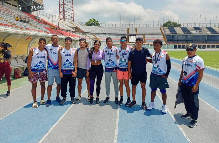 Atletismo guaireño conquistó cinco medallas en nacional sub23