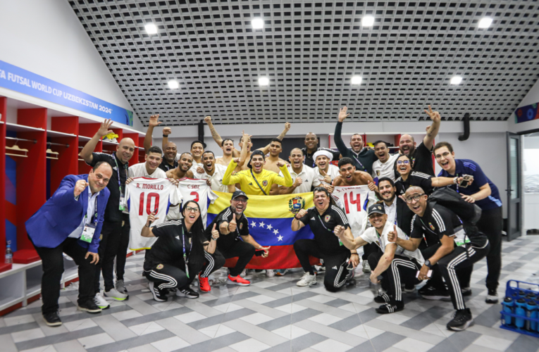 Vinotinto continúa haciendo historia en Mundial de Futsal