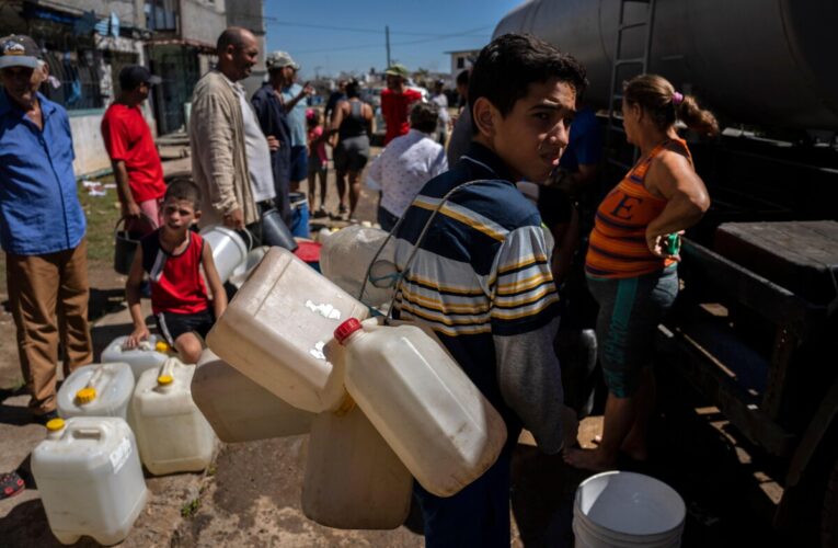 Cuba se queda sin agua potable