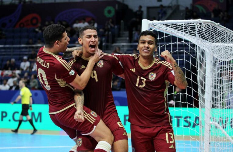 Venezuela clasificó a lo guapo a octavos del Mundial Futsal