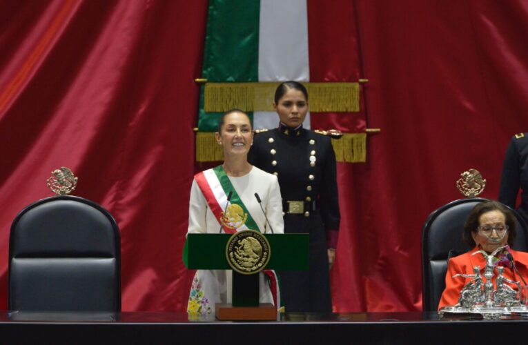 Claudia Sheinbaum asumió como la primera presidenta de México