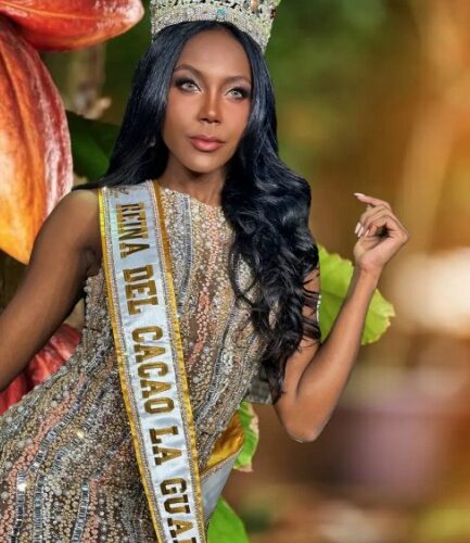 Angie Flames lista para coronarse Reina del Cacao 2024