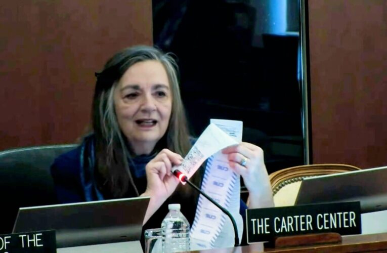 Centro Carter mostró en la OEA actas que afirma son originales del CNE