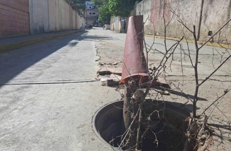 Cañería sin tapa pone en riego a los habitantes de Guanape