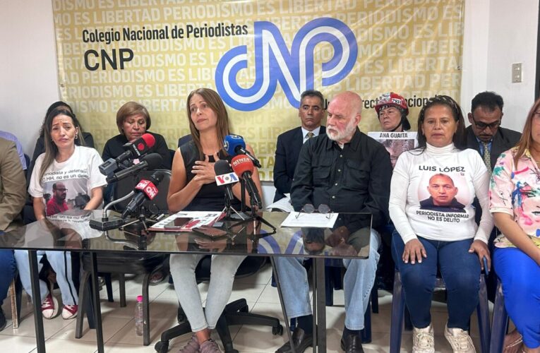 CNP exige al Gobierno que deje en libertad a periodistas detenidos