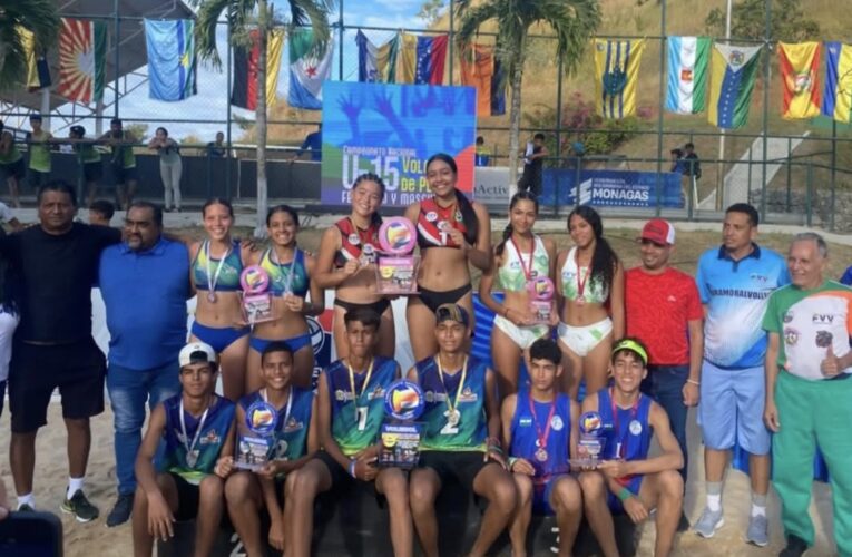 Apure dominó voleibol de playa U15