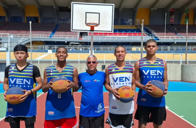 Basket 3×3 masculino listo para Suramericano Escolar