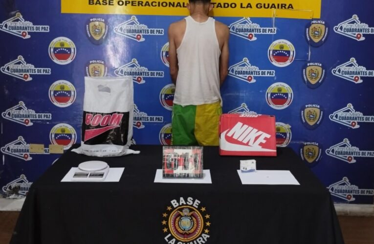 Cae sujeto con 1 kilo de cocaína en la Páez