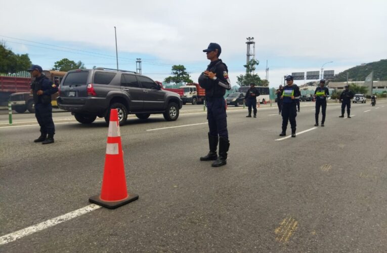 Operativo en la avenida Soublette