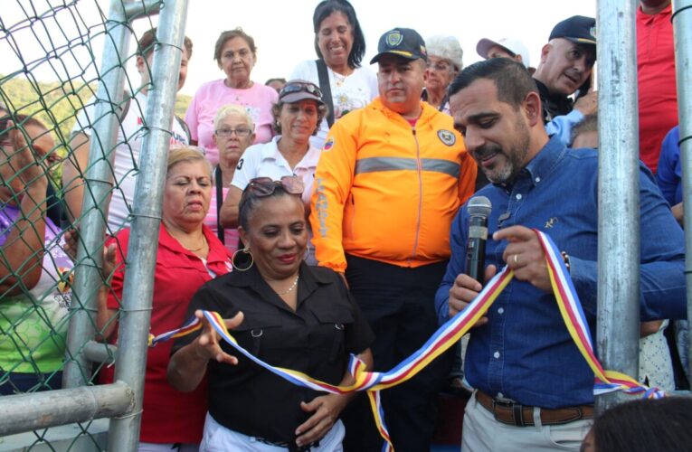 Rehabilitada cancha de usos múltiples de la EBI Guaicoto