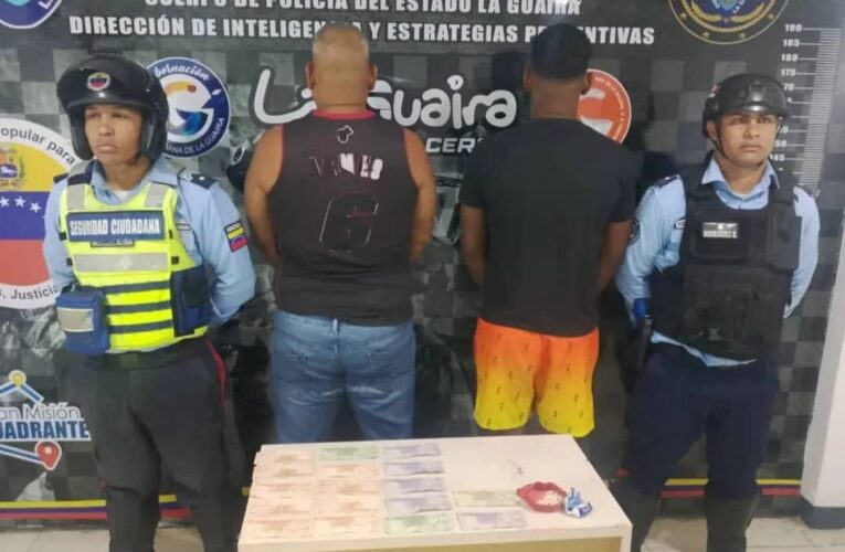 Capturan a dos sujetos con más de 100 envoltorios de droga