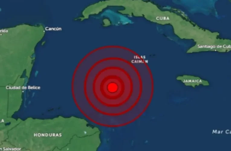 Terremoto de magnitud 7.6 sacudió el mar Caribe