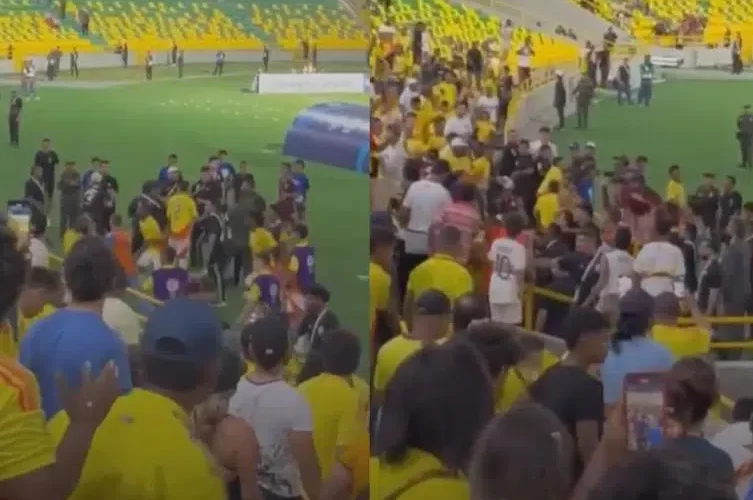 Trifulca luego de la derrota de la Vinotinto Sub-17 ante Colombia