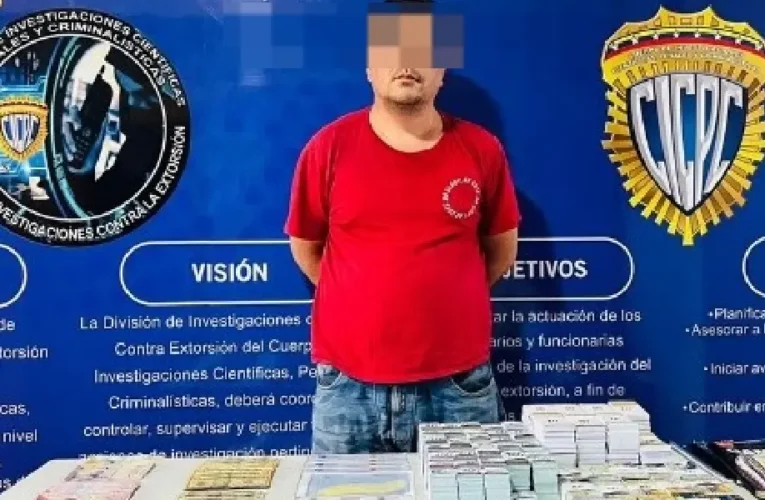 Colombiano estafaba en La Guaira y Caracas bajo modalidad gota a gota