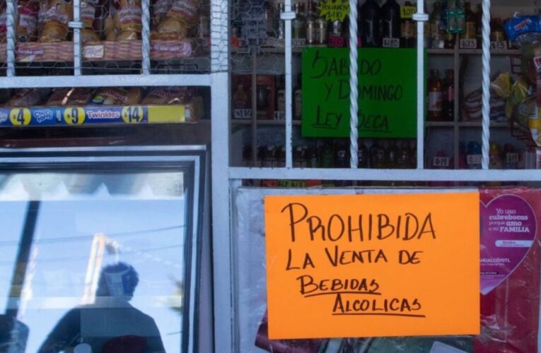 Ley Seca desde este viernes por elecciones