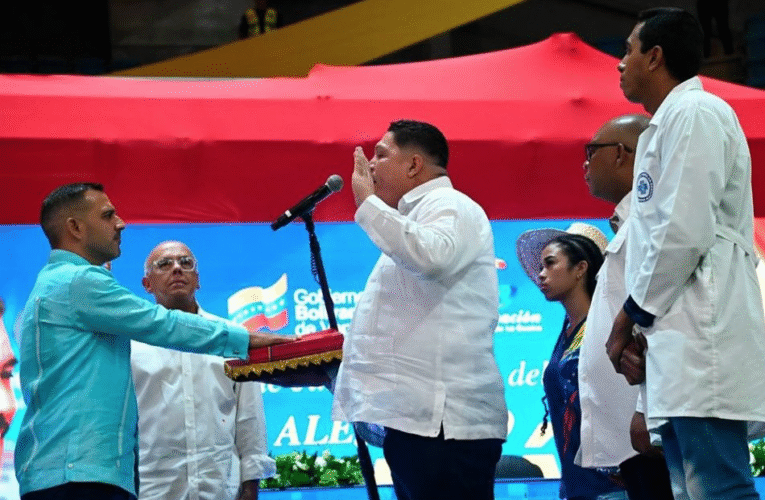 Juramentan a Terán como gobernador