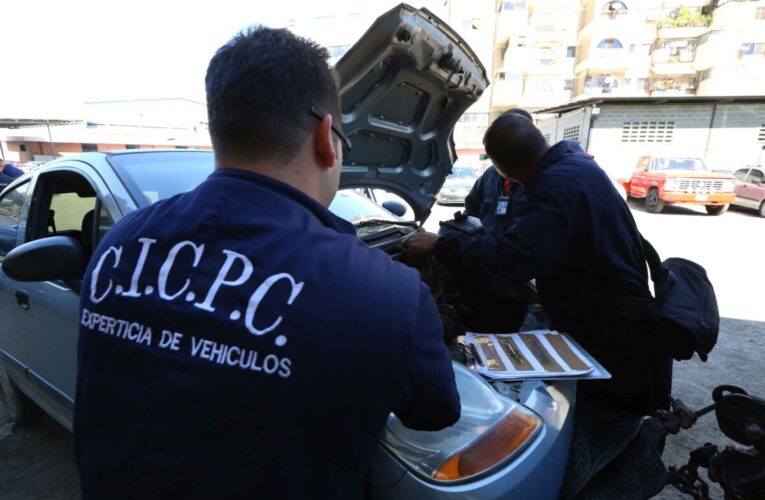 Cicpc recupera 1.849 vehículos en 6 meses