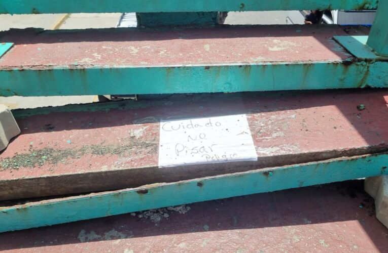 Peligro en la pasarela del Cicpc