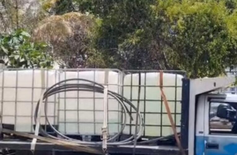 Sin agua vecinos de la Oppp 26