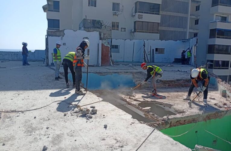Avanza la demolición de edificio