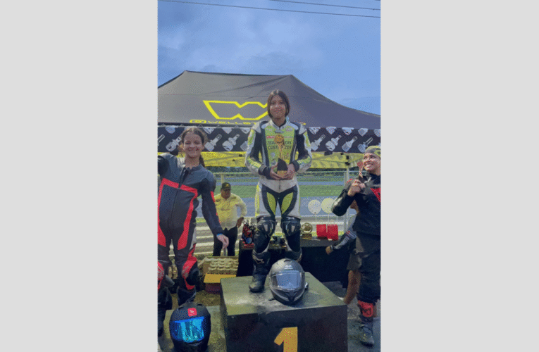 Ashley Ferrer destaca en moto velocidad de Turagua